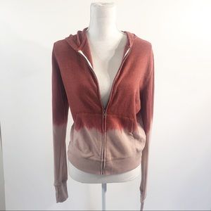 Zip up Tie Dye Hoodie